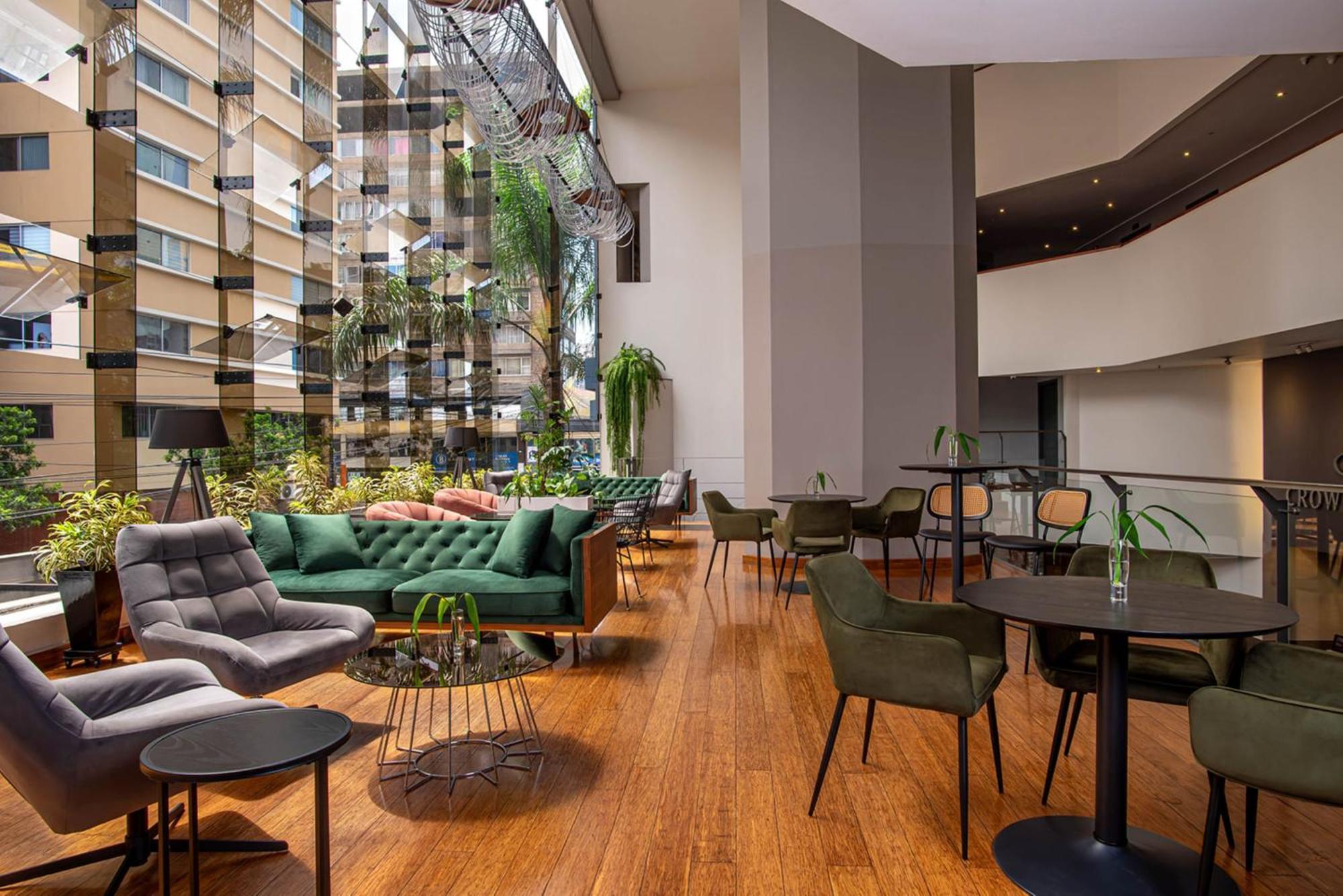 Crowne Plaza Lima By Ihg Hotel Exterior foto The lobby of the hotel