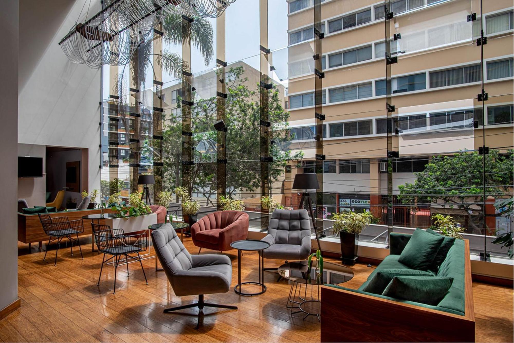 Crowne Plaza Lima By Ihg Hotel Exterior foto The lobby of the hotel